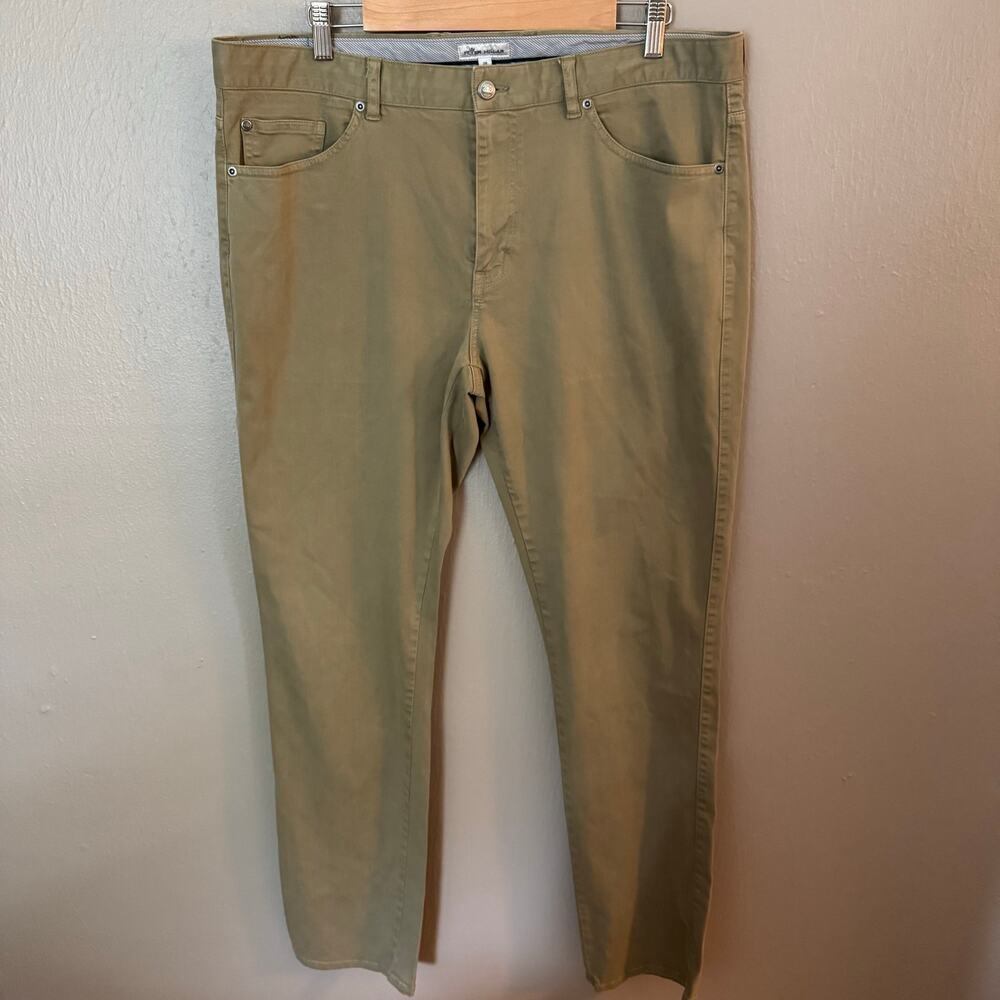 PETER MILLAR Tan Chino Pants Size 38x33 Casual workwear everyday